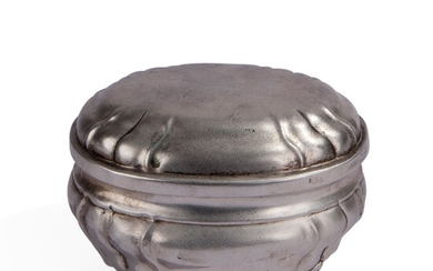 Embossed silver sugar bowl, Norway late 18th century