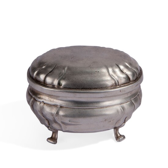 Embossed silver sugar bowl, Norway late 18th century