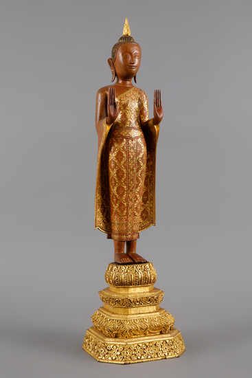 Exquisite standing Buddha. Thailand, XIX century