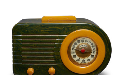 FADA (FOUNDED 1920) Bullet 1000 Radio 1945 blue catalin with...