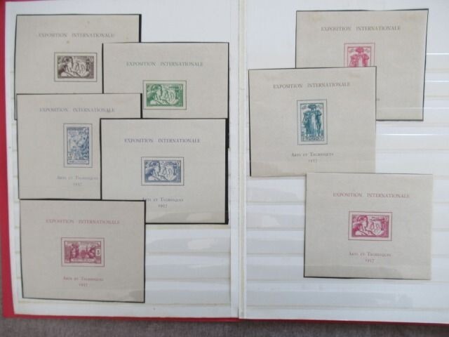 Former French colonies 1937 - Series of blocks from the world's fair