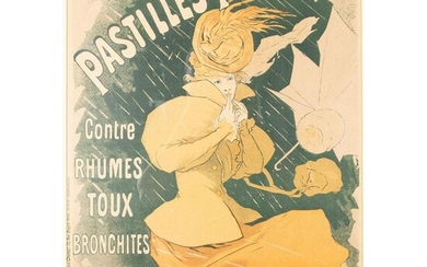 Framed Pastilles Poncelet Antique Poster by Jules