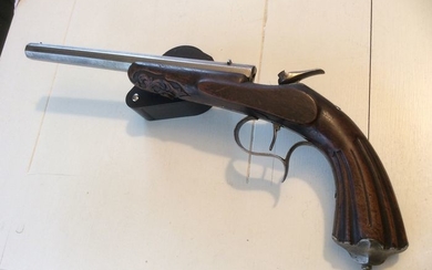 France - luxury model - carved and engraved - SA - système flobert - Pistol - 6mm Cal