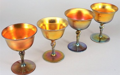 Frederic Carder - Steuben Glassworks - Cocktail glass (4)