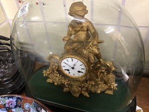 French clock with dome top