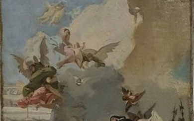 Giambattista Tiepolo ( 1696 – 1770) After - Istituzione del santo rosario