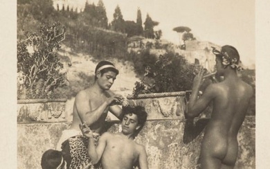 Gloeden, Wilhelm von Italien. Aufnahmen. Taormina, Sicilien. Sammlung von vier