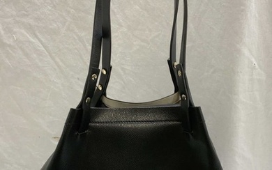 H & M Black Faux Leather Handbag