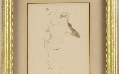Henri de Toulouse-Lautrec, French 1864-1901, Yvette Guilbert, Print