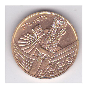 Iceland - 10.000Krona 1974 - Gold