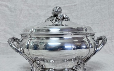 Imposante Milieu de Table Art Nouveau 19e Eeuw Leverrier - Centrepiece - .950 silver