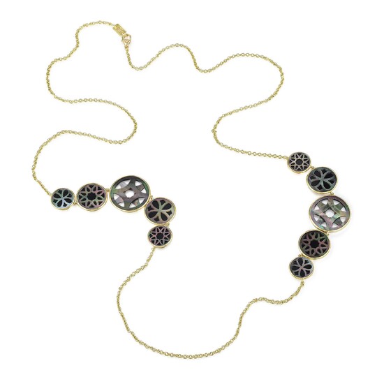 Ippolita Onyx and Mother of Pearl Long Necklace