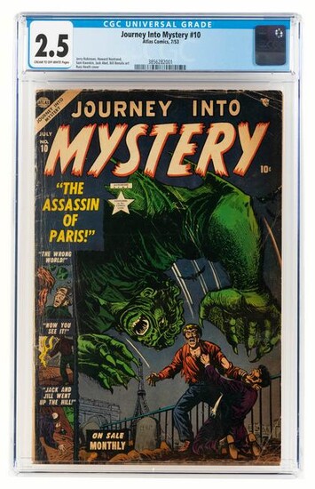 JOURNEY INTO MYSTERY #10 * CGC 2.5 * Carnage in Paris