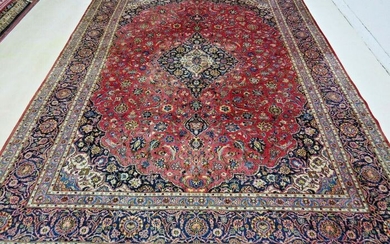 Kashan Sehr feiner - Carpet - 420 cm - 297 cm