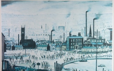 L.S. LOWRY (1887 - 1976) ARTIST SIGNED LIMITED EDITION COLO...