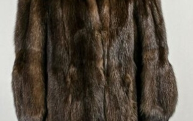 Ladies sable coat, on a label