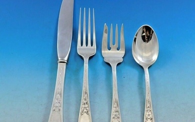 Lady Claire by Stieff Sterling Silver Flatware Set for 6 Service 28 pieces