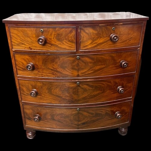Late 19th/Early 20th Century Large Chest of Drawers 2 over 4...