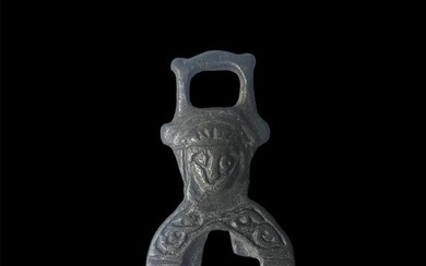 Late Roman/Early Byzantine Bronze Pendant amulet - 41.5 mm (No Reserve Price)