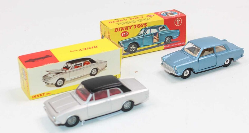 Lot details 2 Dinky Toys Ford models to include:...