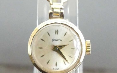 Lot details A lady's Helvetia 9ct gold cased manual wind...