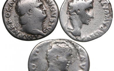 Lot of Roman Empire AR Denarius (2 BC - AD 68) (3)