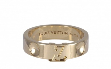 Louis Vuitton Berg Amplant Ring K18YG Yellow Gold