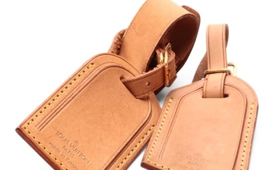Louis Vuitton Vachetta Leather Luggage Tags and Poignet