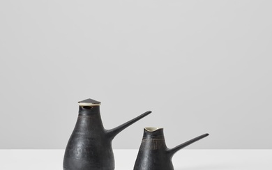Lucie Rie, Lidded coffee pot and milk jug