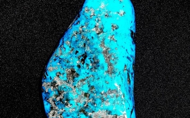Magnificent Turquoise Polished Ithaca Peak of Kingman Mine - 118×65×31 mm - 370 g