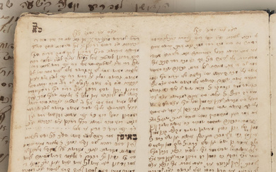 Manuscript With Handwriting of The Kol Aryeh- Rabbi Avraham Yehudah...