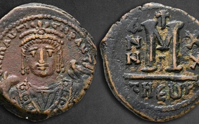Maurice Tiberius AD 582-602. Dated year 20 = AD 601/2....
