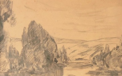 Maximilien Luce (1858-1941) - Paysage à la rivière