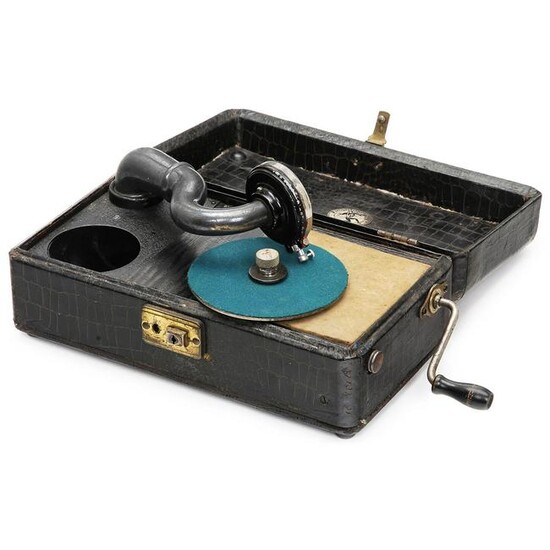 "Mignonphone" Portable Gramophone, c. 1925