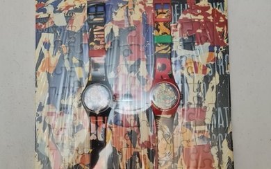 Mimmo Rotella & Swatch - Special Edition Bengala GZ132 & Marilyn GZ133