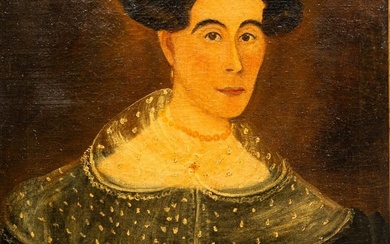 NAIVE PORTRAIT OF A LADY.
