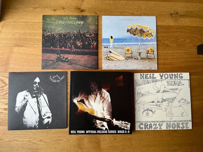 Neil Young & Crazy Horse - Official Release Series Discs 5-8 (On the Beach, Tonight's the Night, Time Fades Away, Zuma) - Box set, Limited box set - Reissue - 2014/2014
