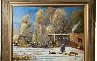 New Mexico Oil Painting by Wezwick