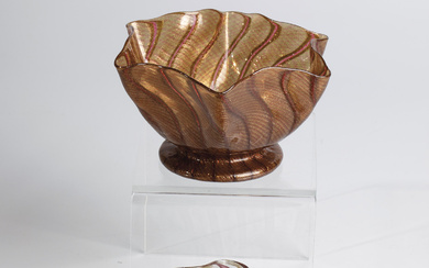Pair of decorative bowls Salviati (attributed), Murano, 19th/20th century Colour...