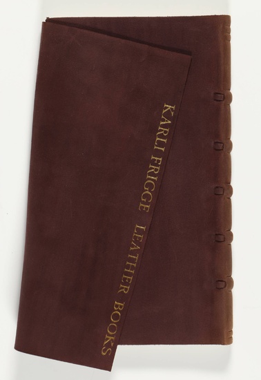 [Paper. Bookbindings]. Frigge, K. Leather books. Joppe, the...