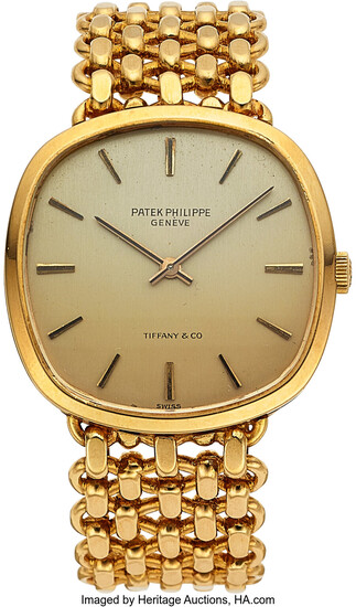 Patek Philippe "Golden Ellipse" Ref. 3544 Wristwatch For Tiffany...