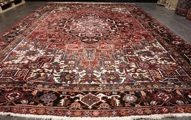 Persian heriz antique - Carpet - 337 cm - 255 cm