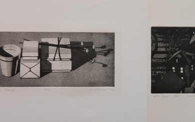 Phyllis Sloane 2 etchings