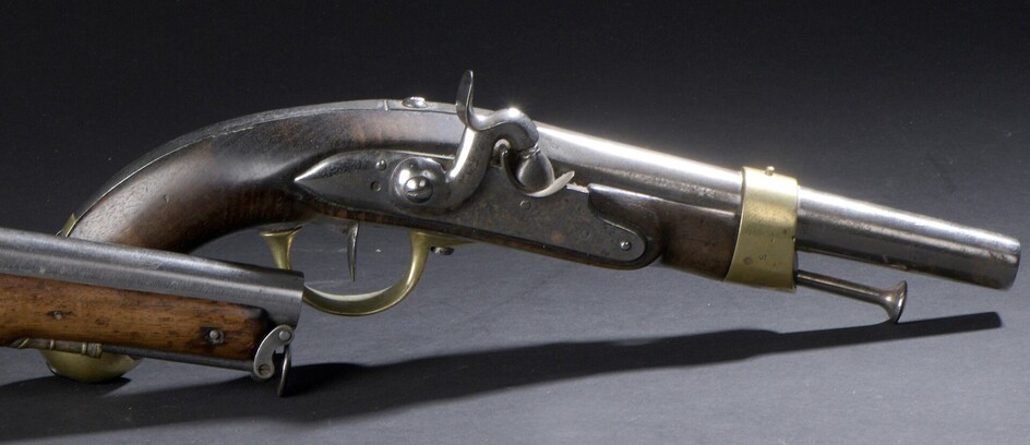 Pistolet de cavalerie modèle an IX/an XIII... - Lot 187 - Oger - Blanchet