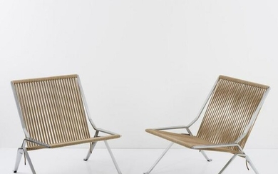 Poul Kjaerholm, 2 'PK 25' - 'Element chairs', 1952