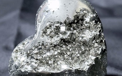 Pyrite Heart - 7×6×3.5 cm - 265 g