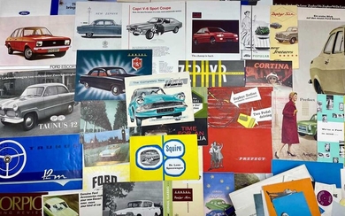 Quantity of Ford Sales Brochures Offered without reserve