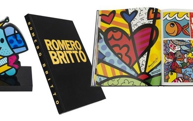 ROMERO BRITTO (Florida/Brazil, 1963-), “Royalty” limited edition dog sculpture and
