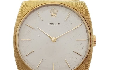 Rolex Cellini Gold Mid Century Mens Unisex Long Wrist Watch