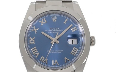 Rolex Datejust 41 126300 Random Azzurro Blue Men's Watch